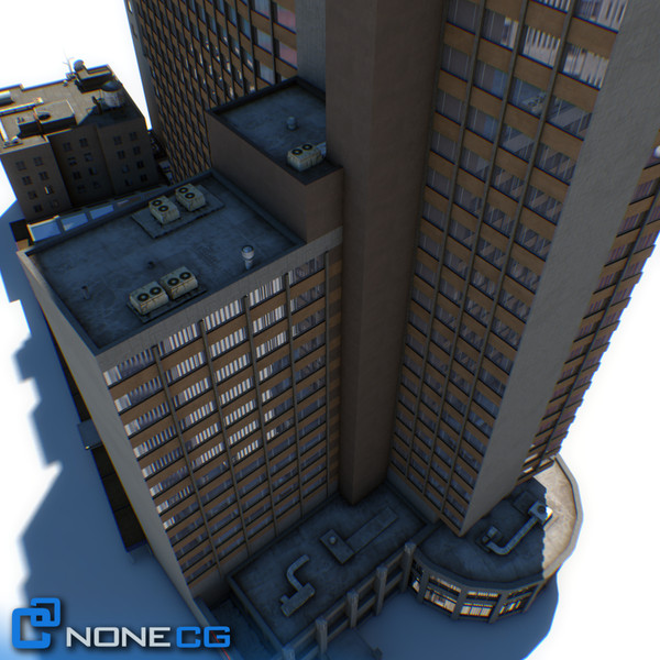 3d sheraton 7th avenue building - NYC Building Sheraton 7th Avenue... by NONECG